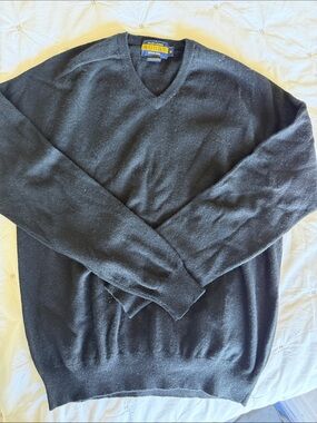 Rugby Ralph Lauren Black V-Neck Women's Sweater